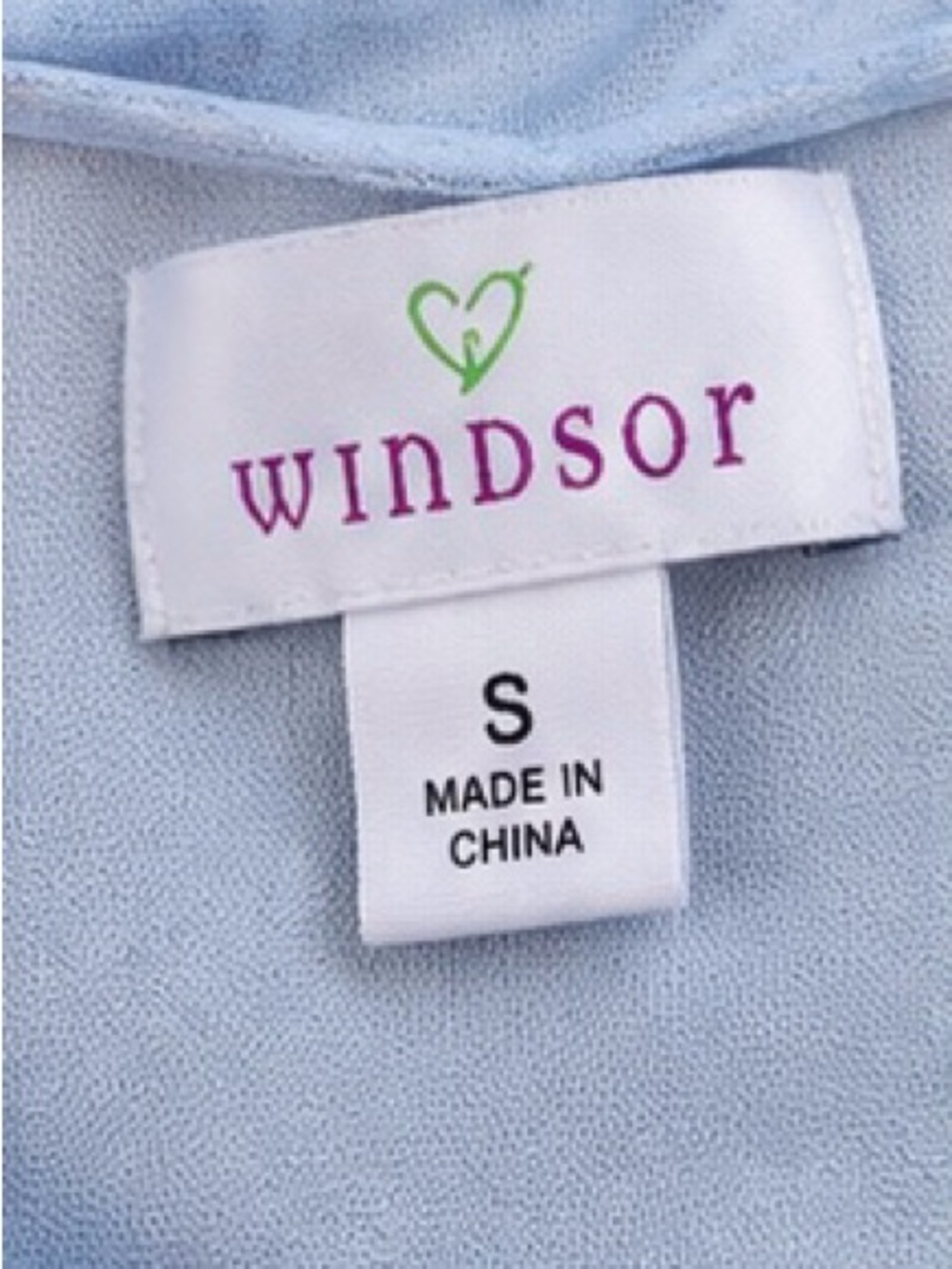 Windsor Light Blue Floral Lace Up Back Maxi Dress Size S - Picture 10 of 11